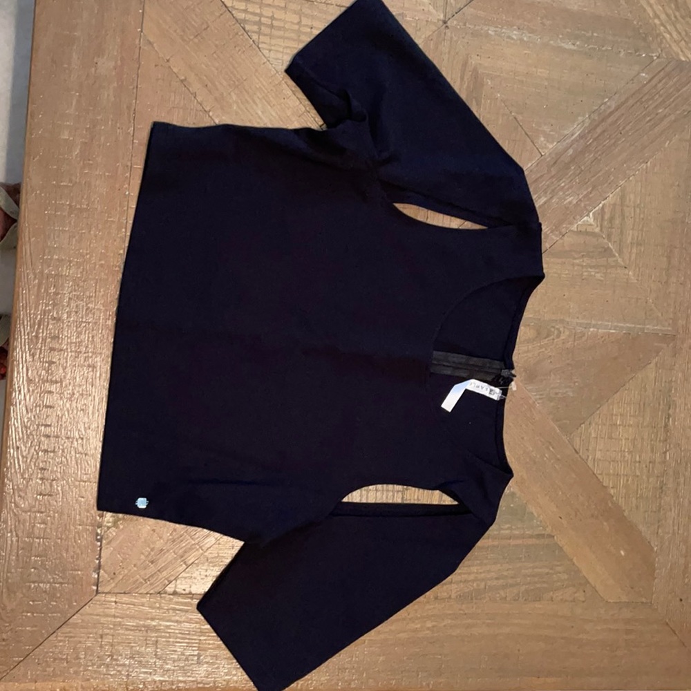 Fabletics Eva top with cutouts and back zipper